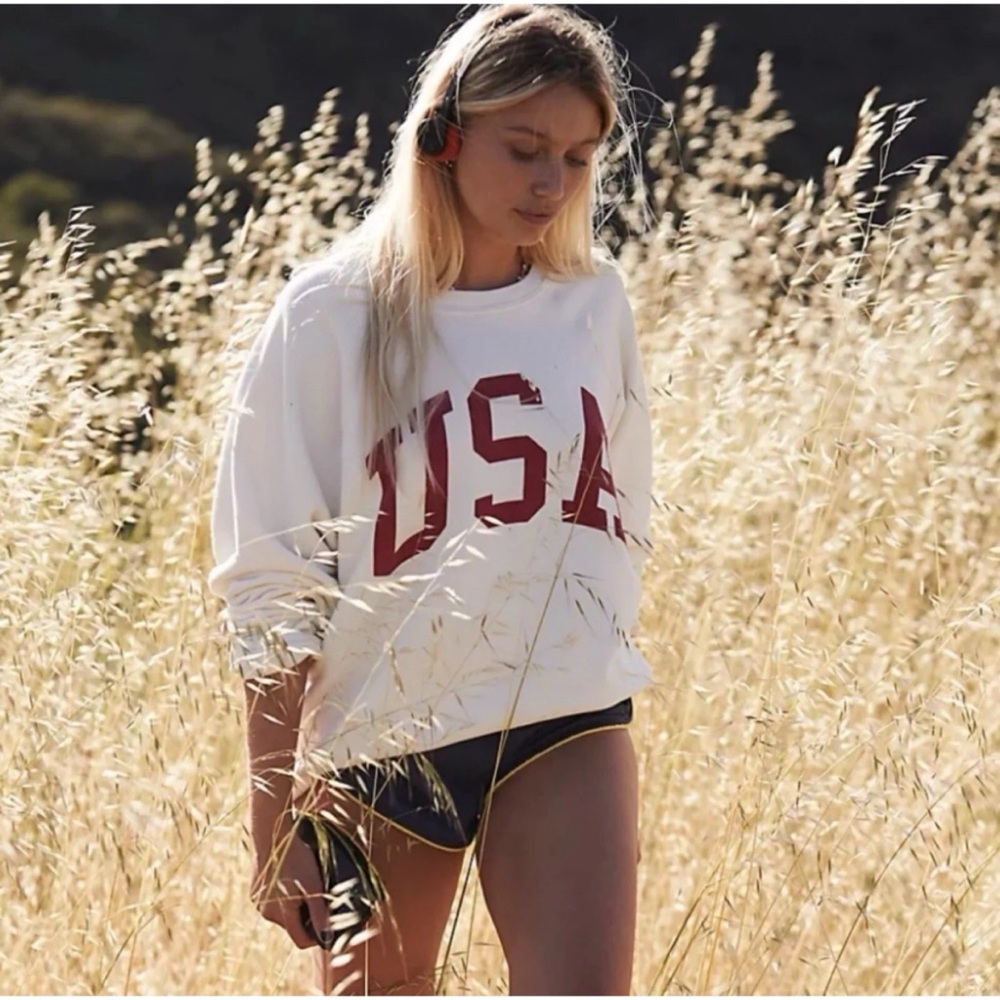 NWT Free People Retro Brand Sweatshirt